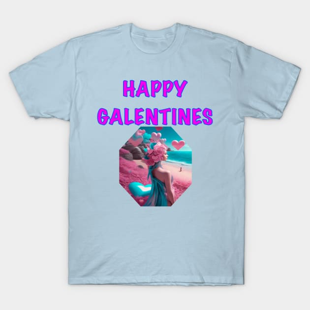 Happy galentines T-Shirt by sailorsam1805